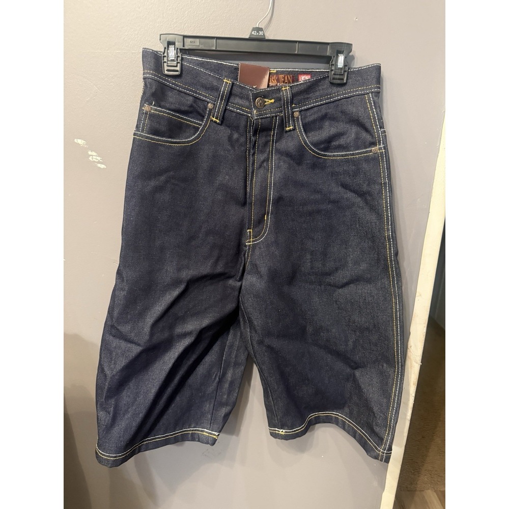 Risk Street Knowledge Denim Shorts Jnco Skater Y2k Baggy Vintage Size 29 NWT